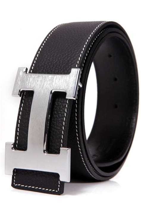 black and white hermes belt